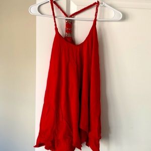 Red Sky Brand Racerback rhinestone sz small